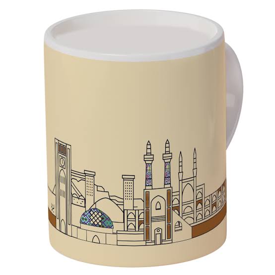 ماگ با طرح یزد